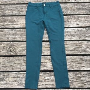 FOREVER 21 | Teal Colored Jeggings